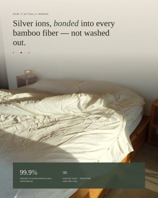 No extra steps, just fabric that works in your sleep 🤏