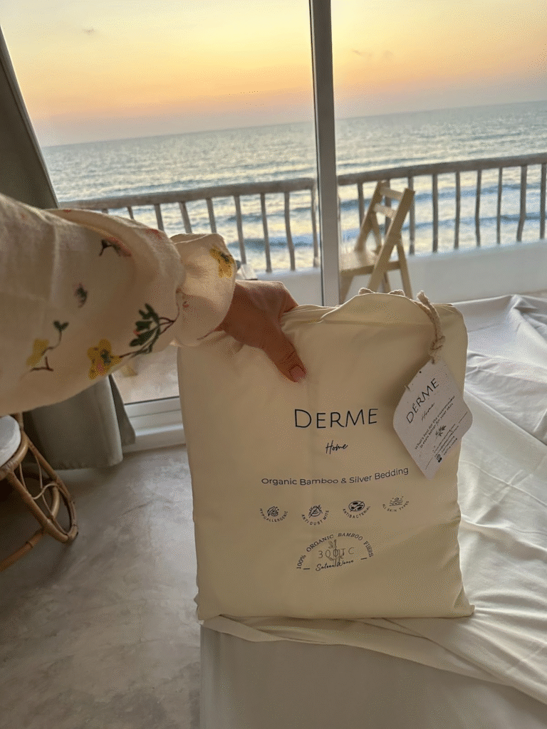 derme home bedsheet packaging