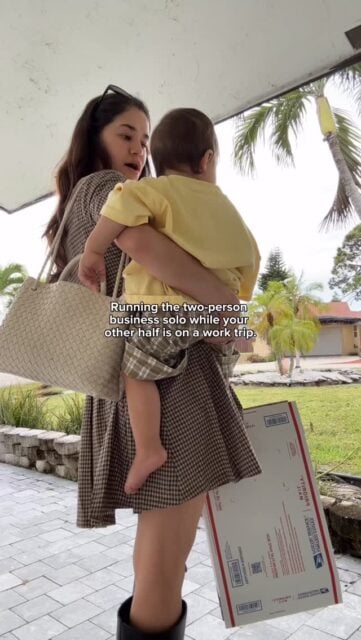 Half of the staff is gone 👀 Don’t worry, our little CEO is ensuring all deliveries are done on time 📦